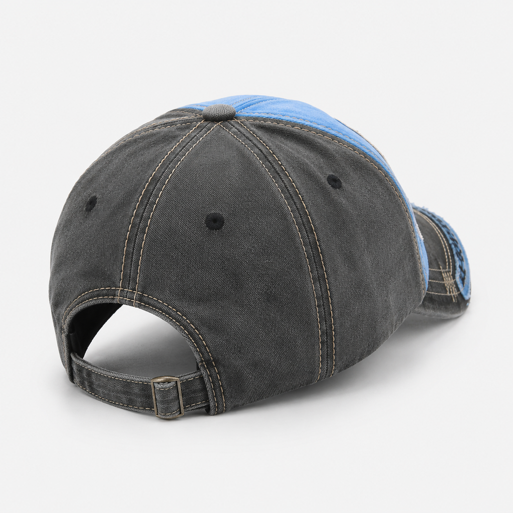 Casquette Coton Broderie Requin Délavé