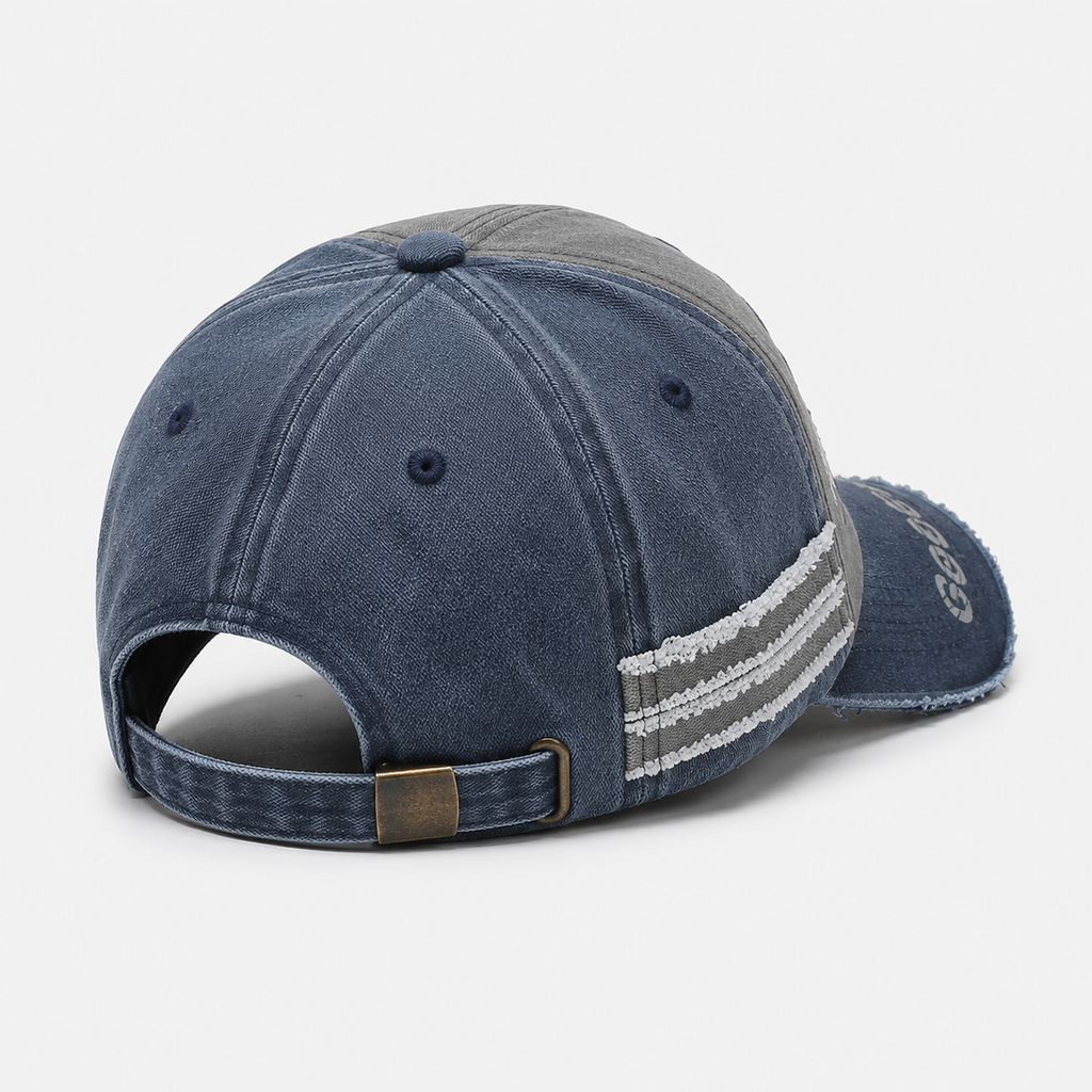Casquette Baseball Vintage Bleue Style Rebel Unisexe