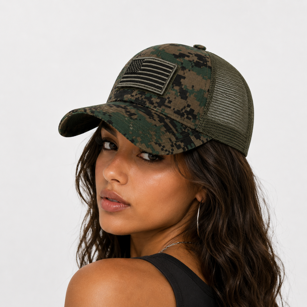 Casquette baseball Militaire Verte style Américain