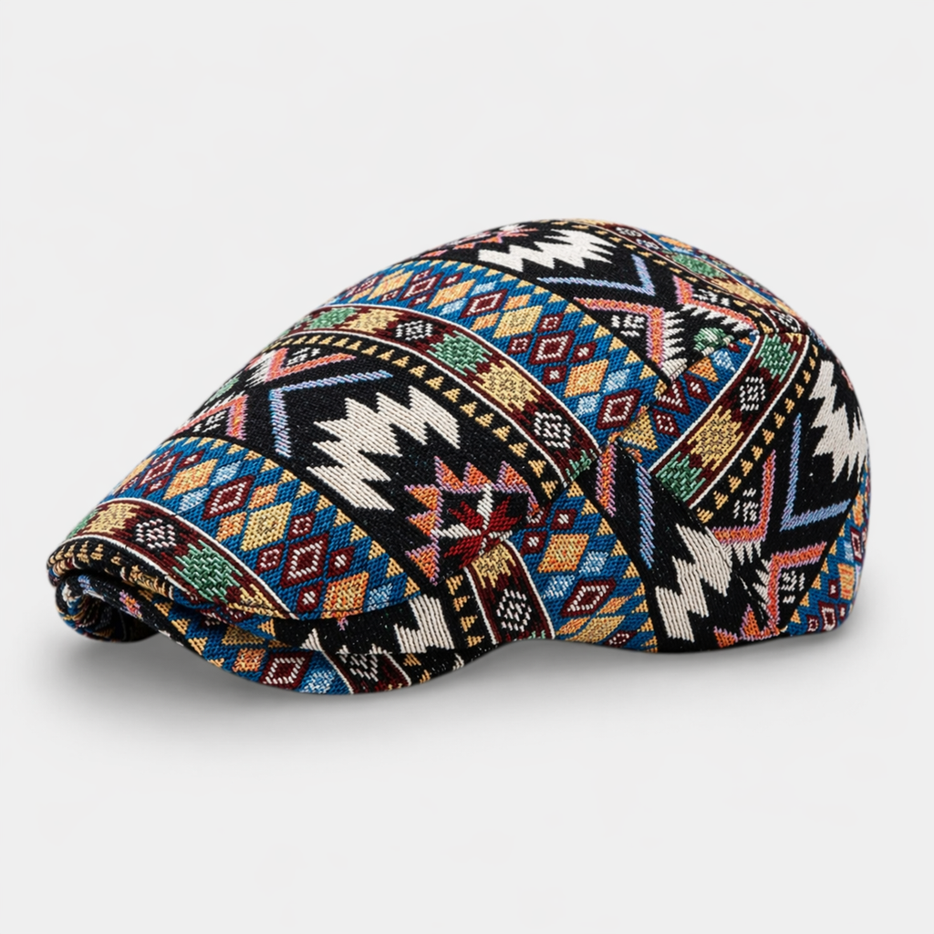 Bonnet à visière plate Mosaïque Florale