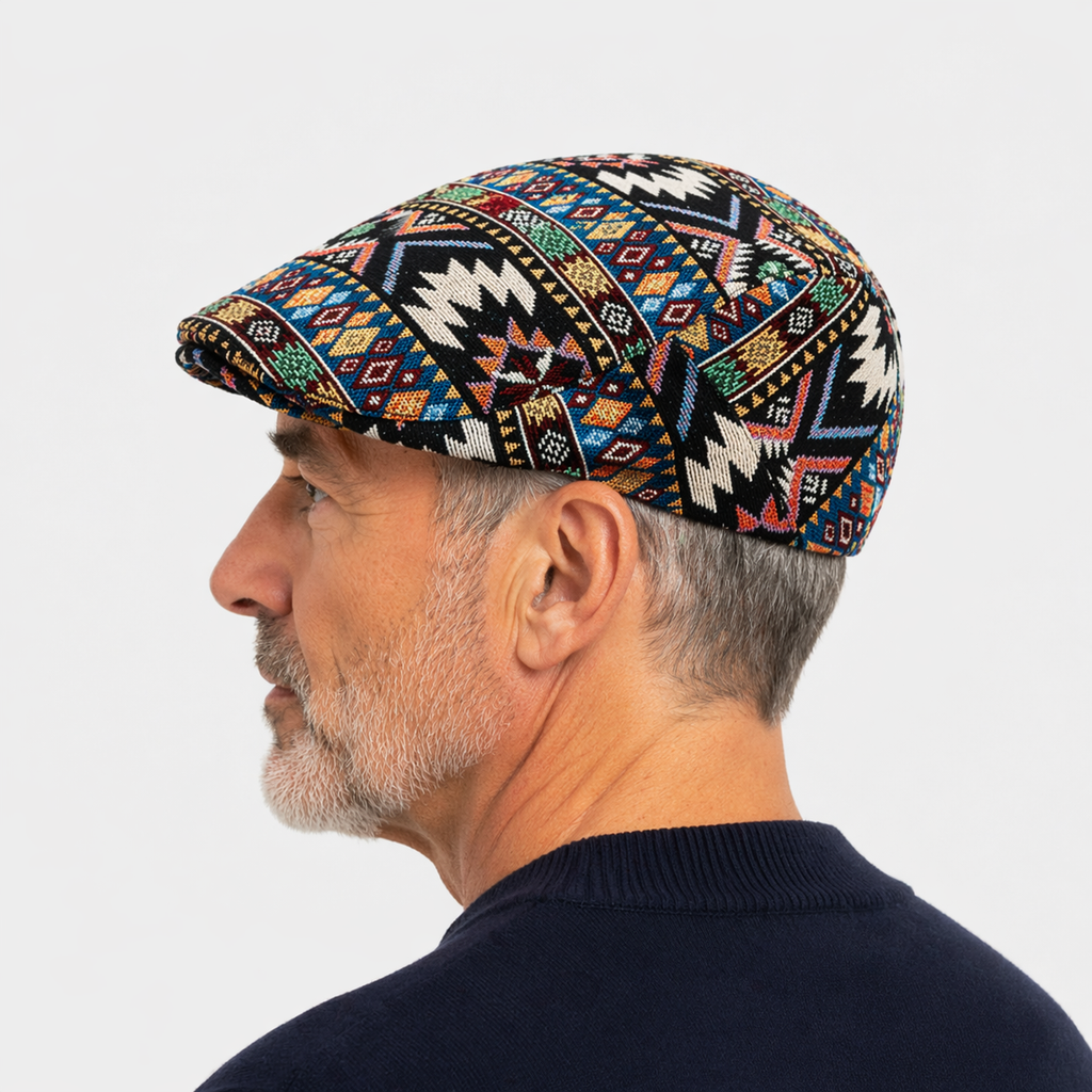 Bonnet à visière plate Mosaïque Florale