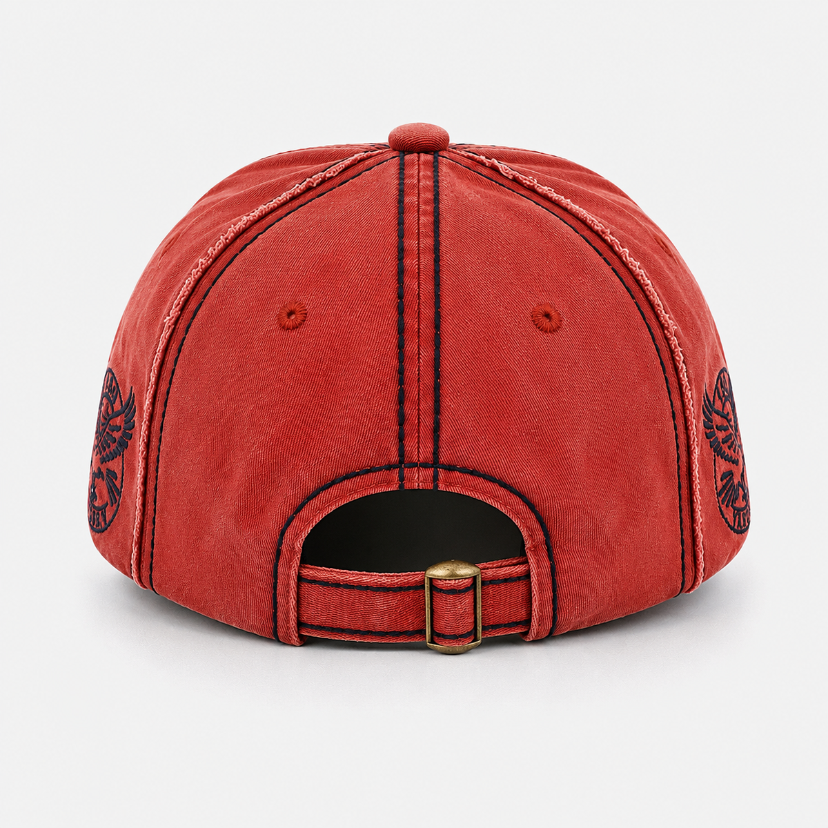 Couvre-Chef Aigle Brodé Rouge Et Noire