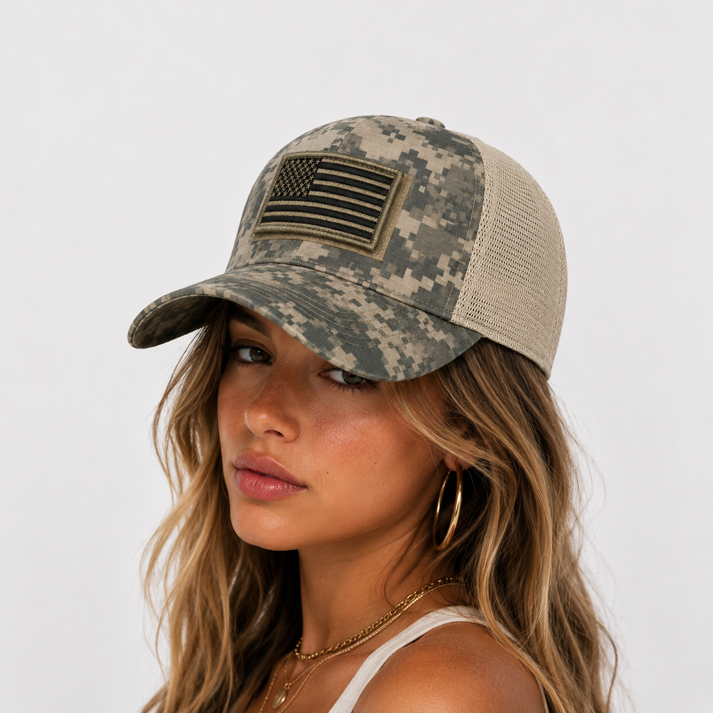 Casquette Tactique Désert Patch USA