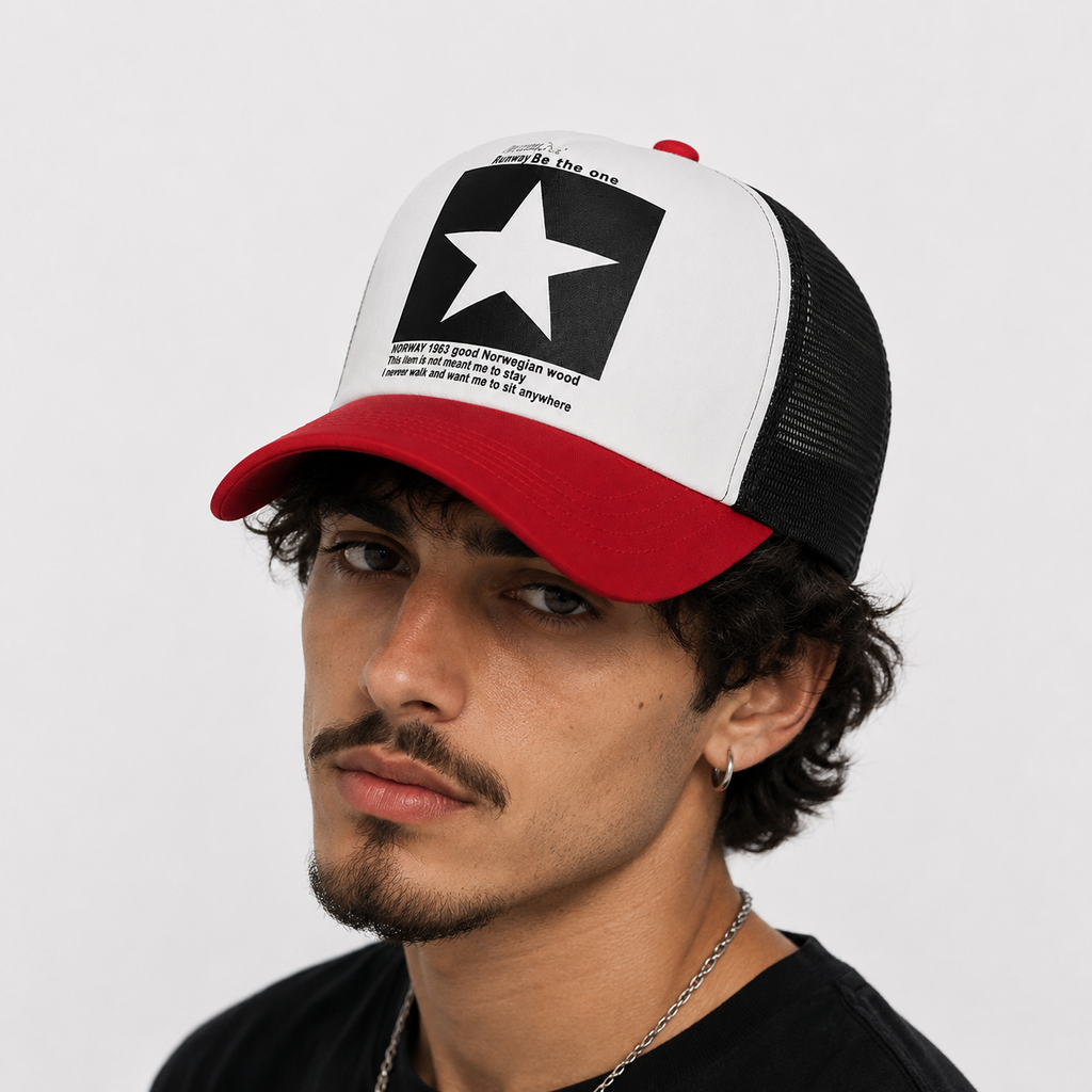 Casquette Trucker Étoile Rouge