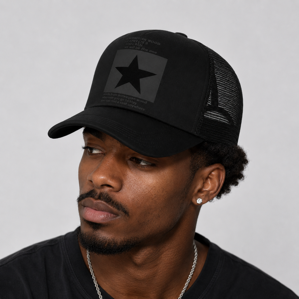 Casquette Étoile Noire Vintage