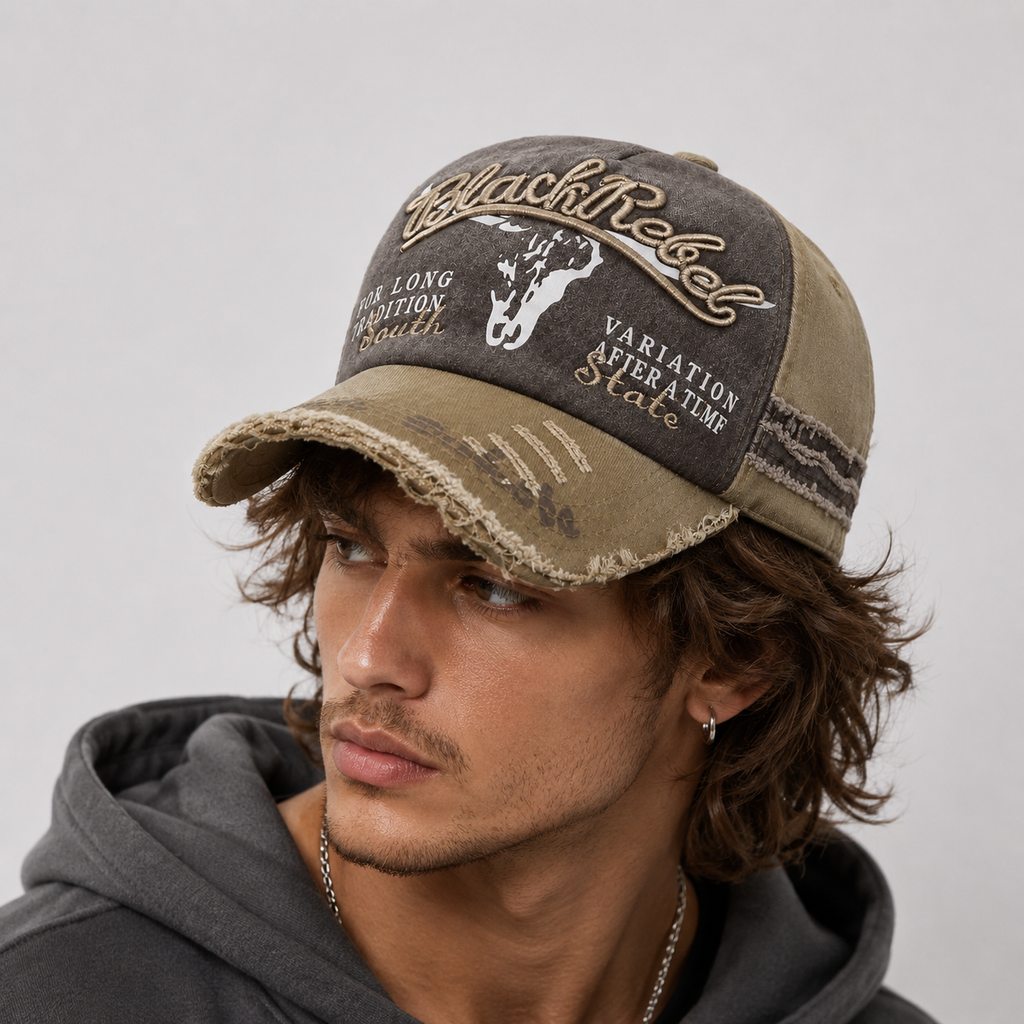Casquette Vintage Marron Bull Western