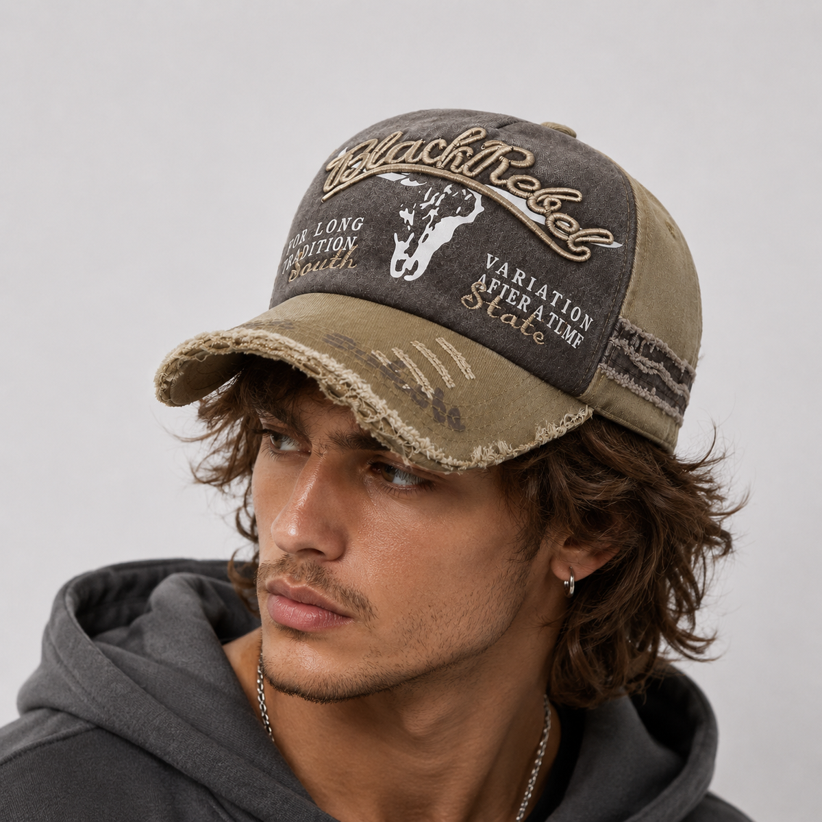 Casquette Vintage Marron Bull Western