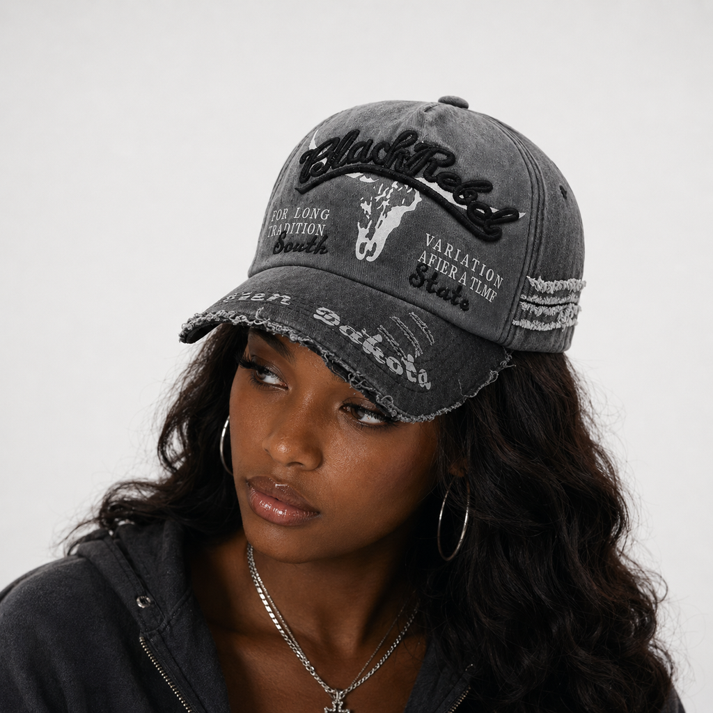 Casquette En Coton Lavé Effet Usé