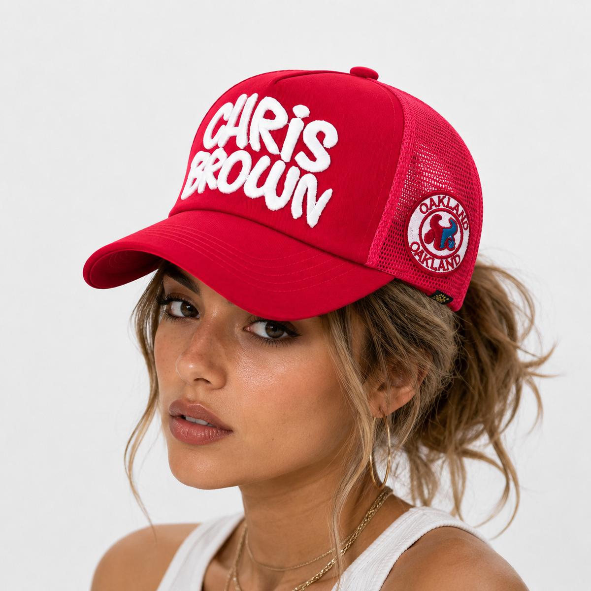 Couvre-Chef Trucker Rouge