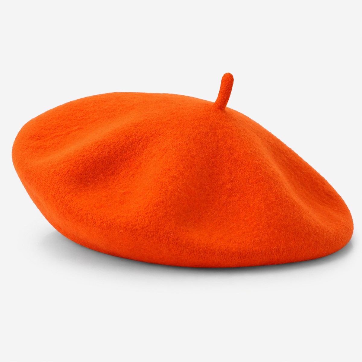 Couvre chef d'artiste Orange en laine