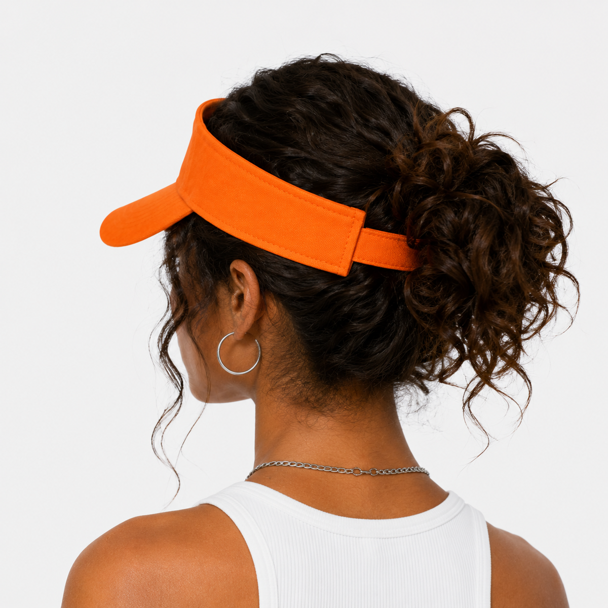 Couvre-Chef Orange En Coton