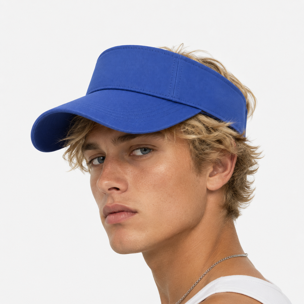 Couvre-Chef Bleu En Coton