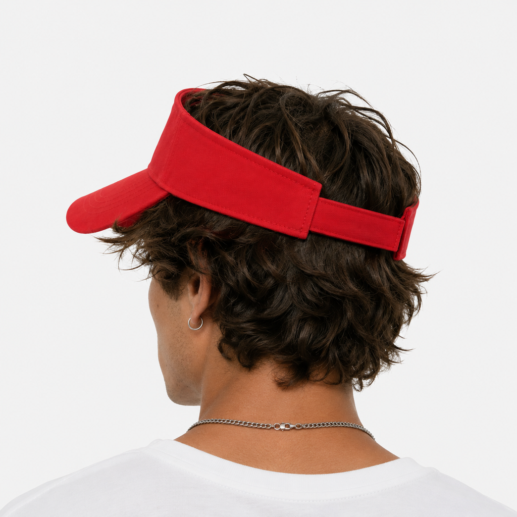 Couvre-Chef Toutes Saisons Rouge En Coton
