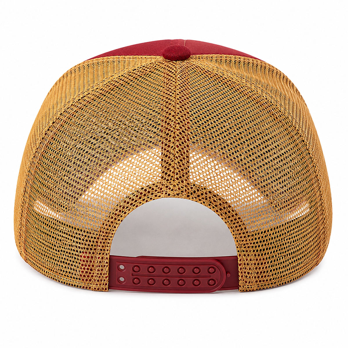 Couvre-Chef Trucker En Maille Motif Aigle Brodé
