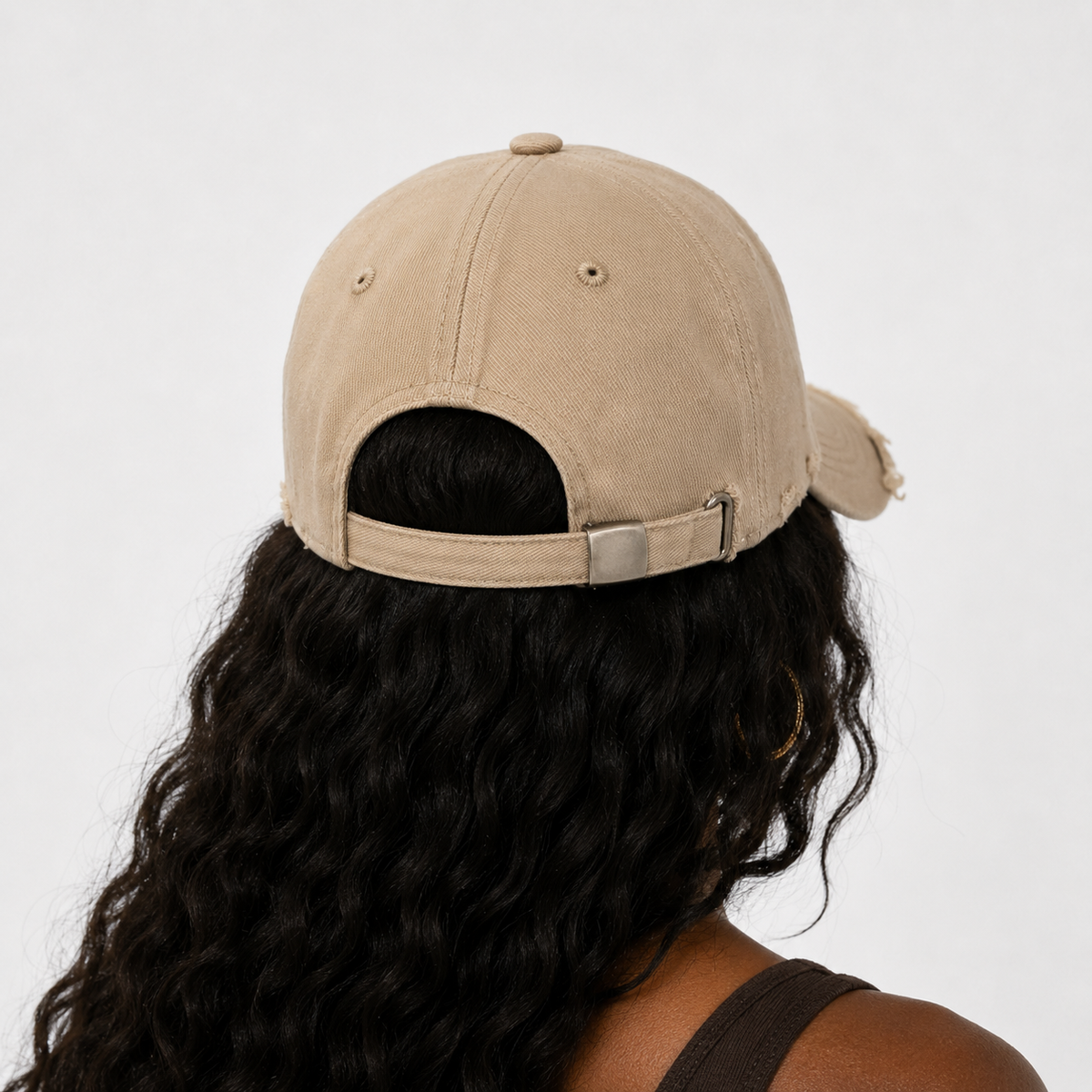 Couvre-Chef Beige En Coton