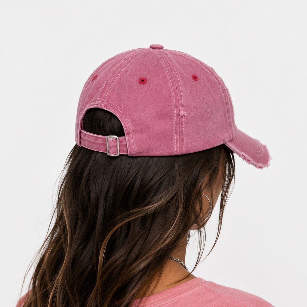 Couvre-Chef Rose En Coton