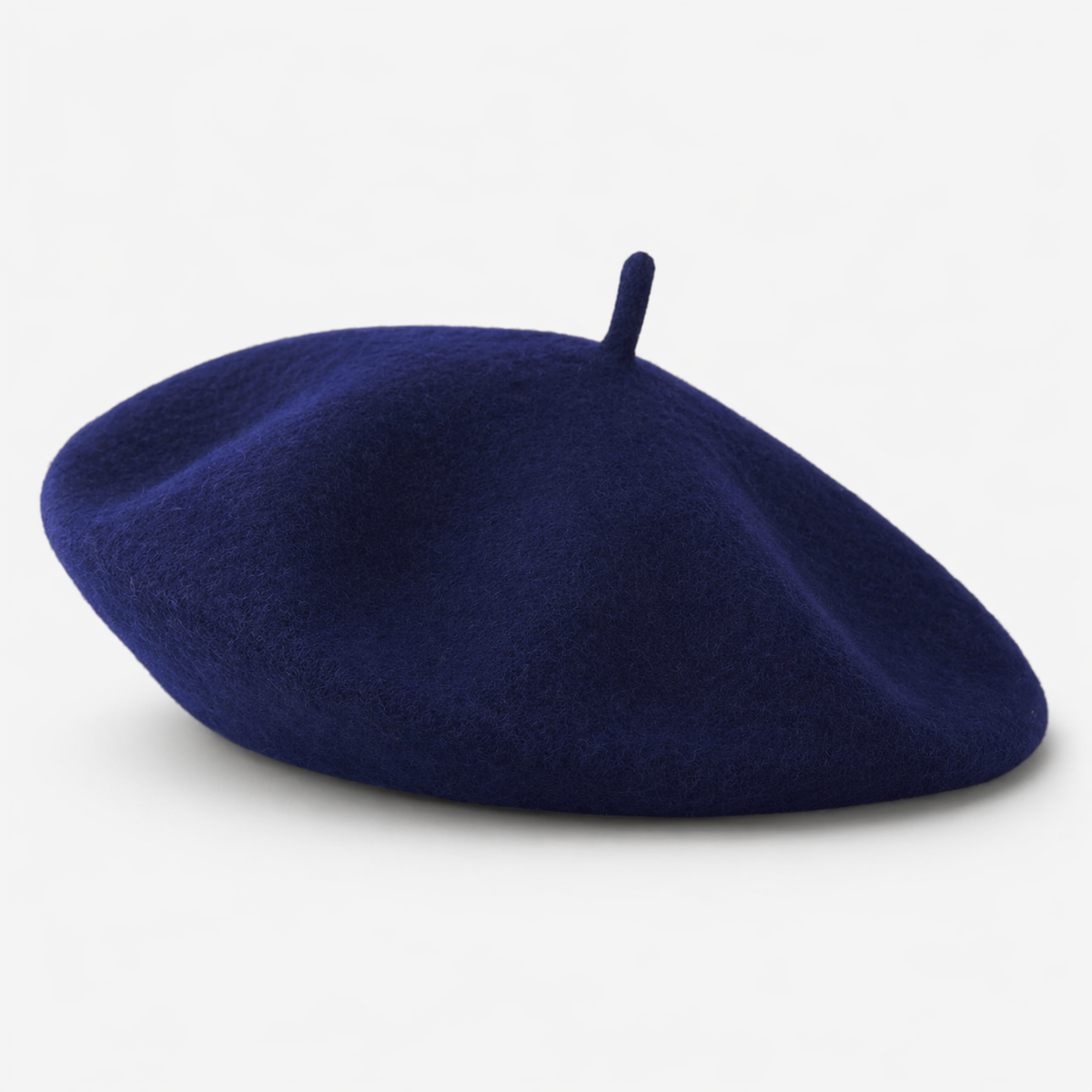 Couvre chef d'artiste Bleu Marine en laine