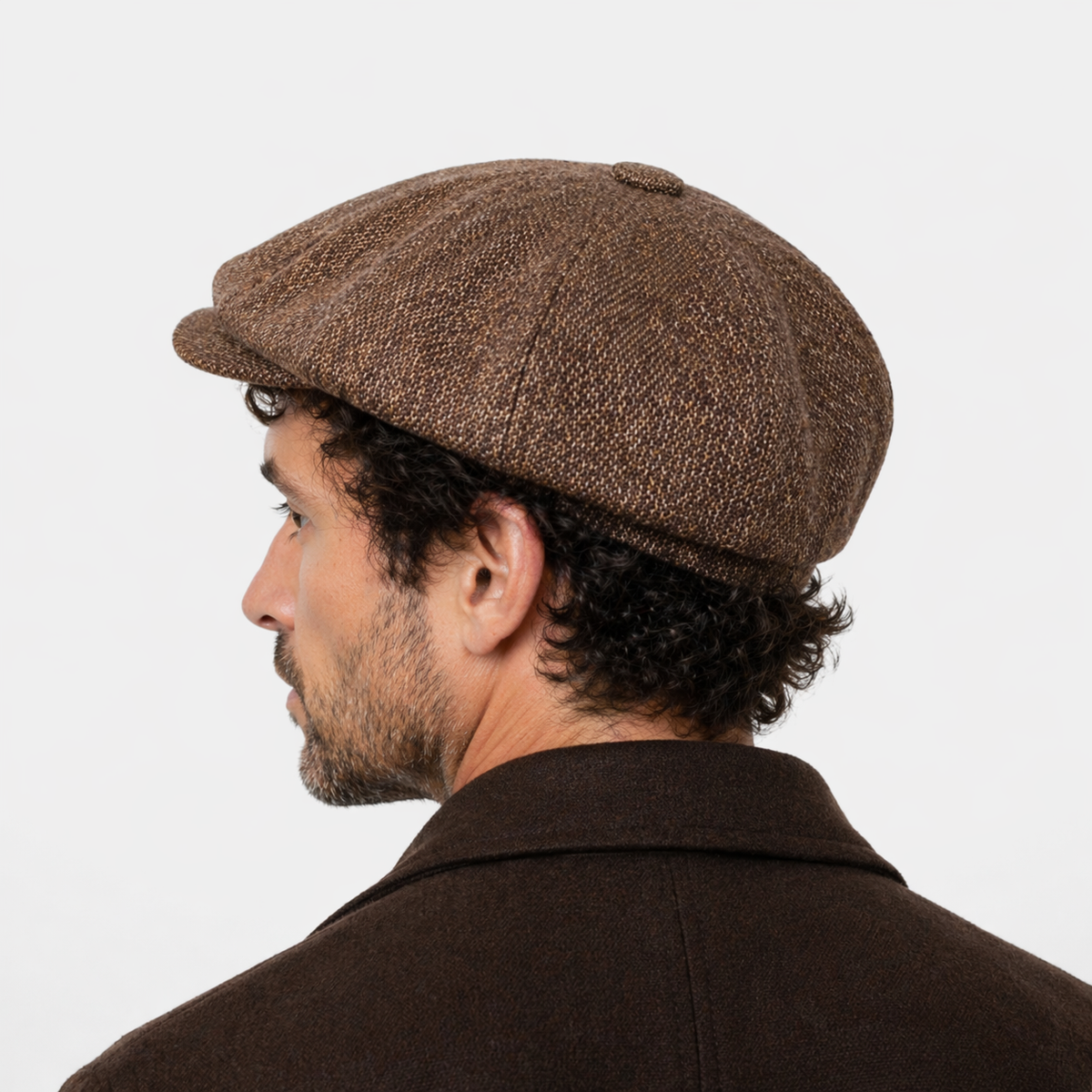Béret Classique en coton Marron