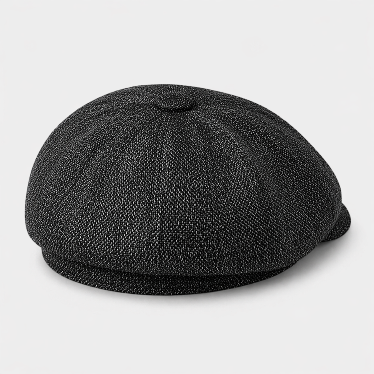 Bonnet rétro Noir en coton