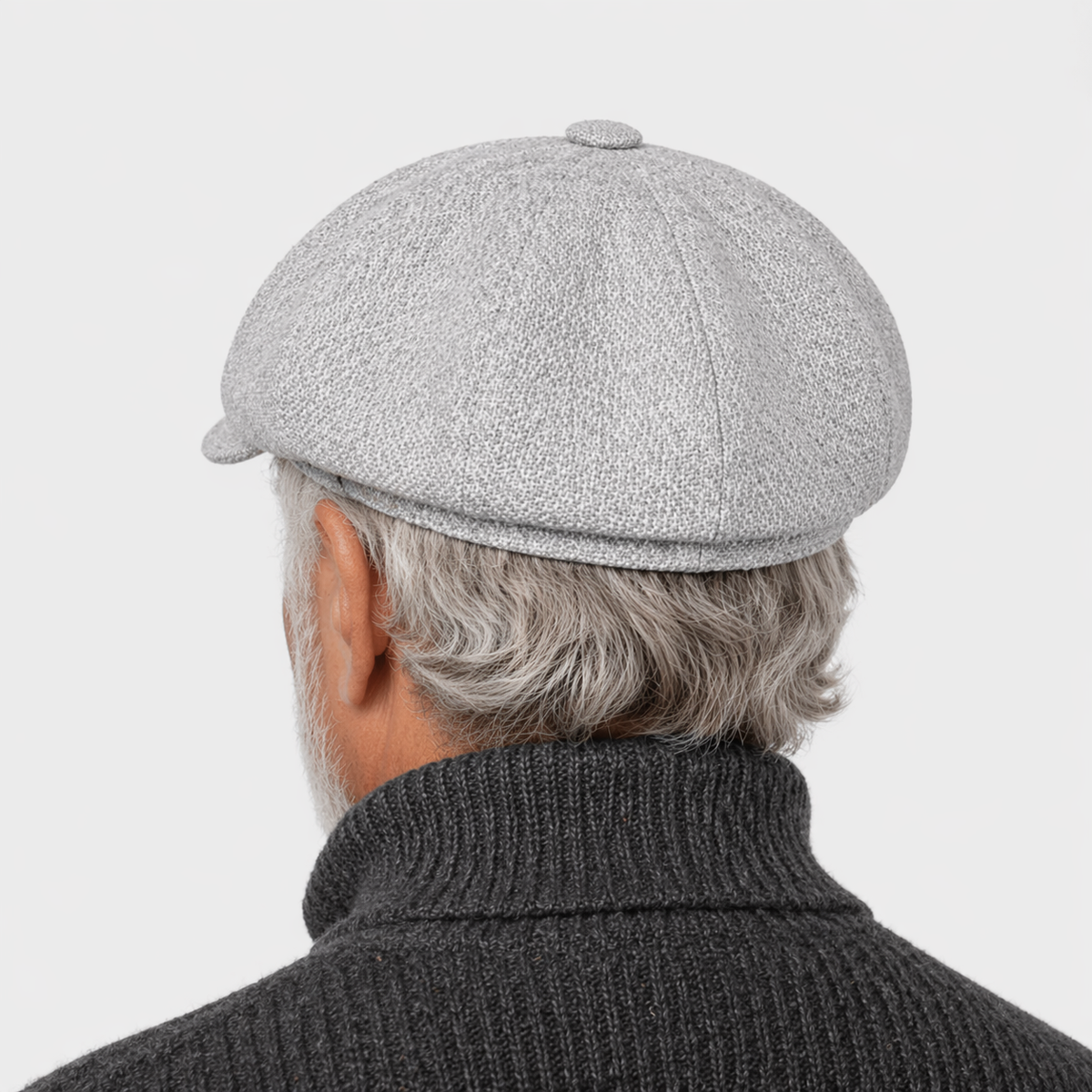 Casquette Blanche avec visière plate Vintage