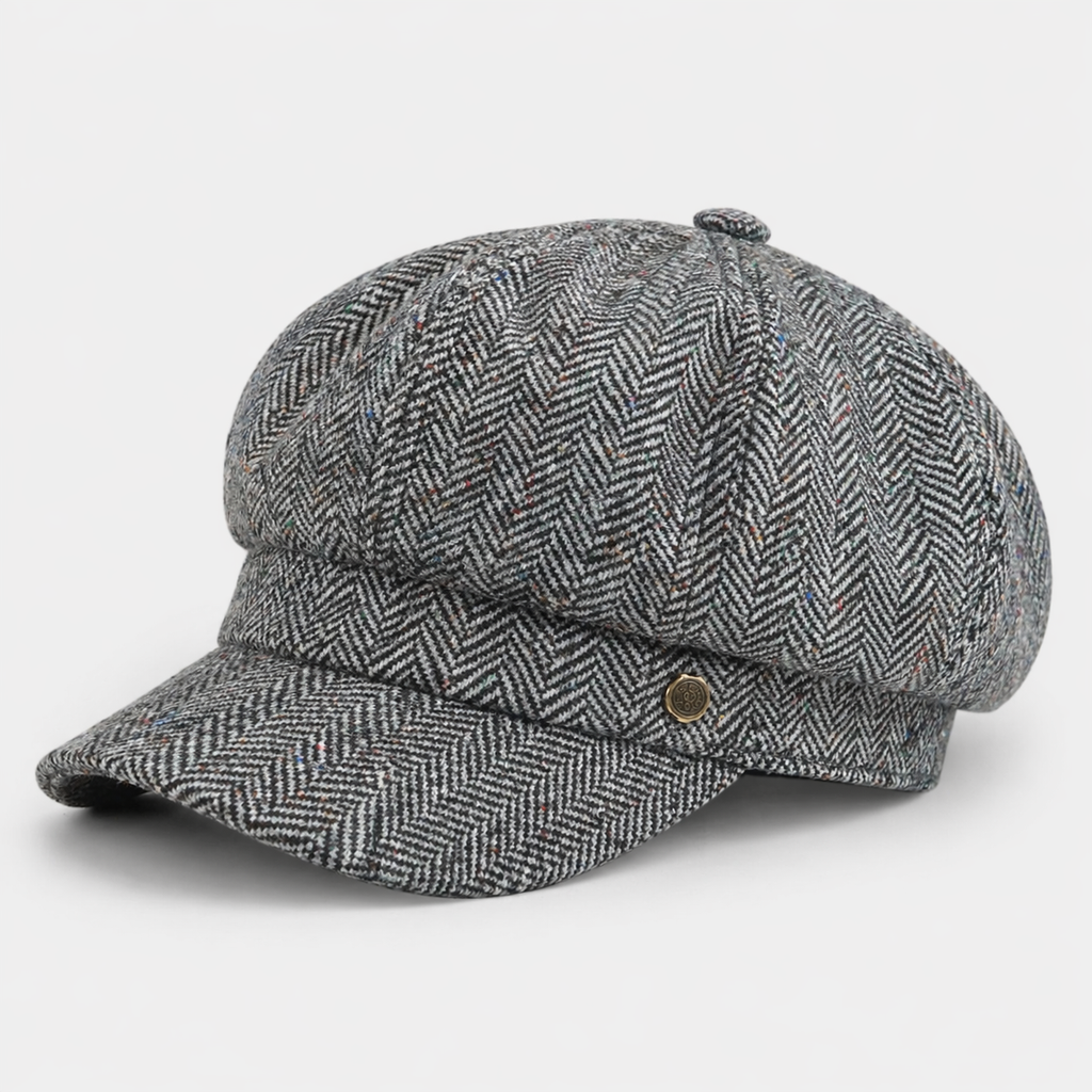 Chapeau Gavroche Gris Chic pour femme