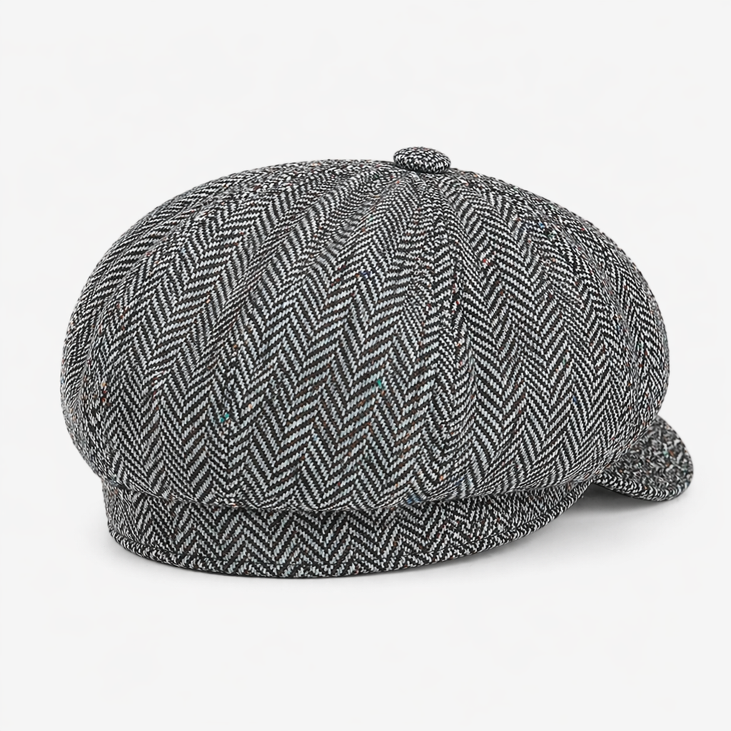 Chapeau Gavroche Gris Chic pour femme