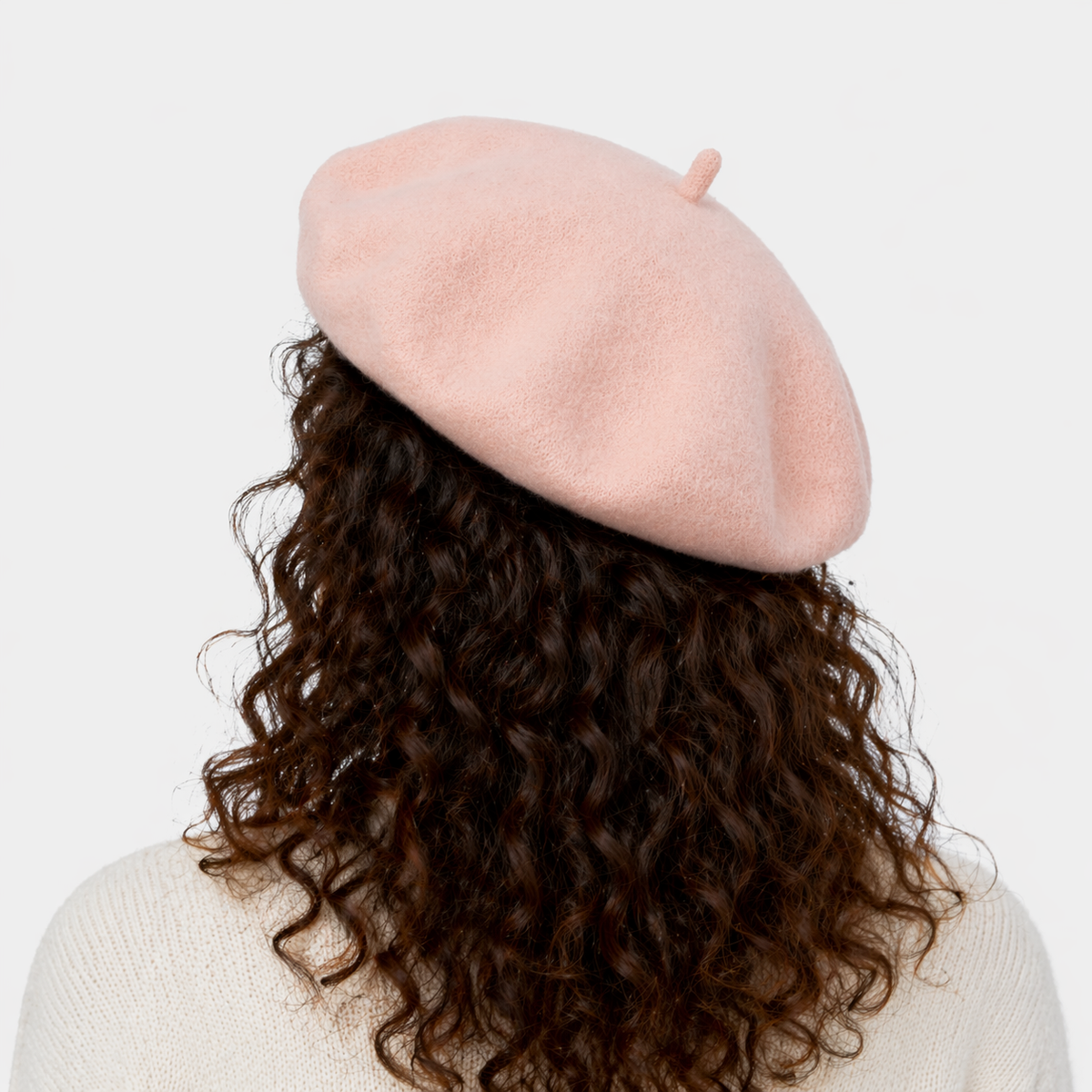 Béret Français Rose en laine