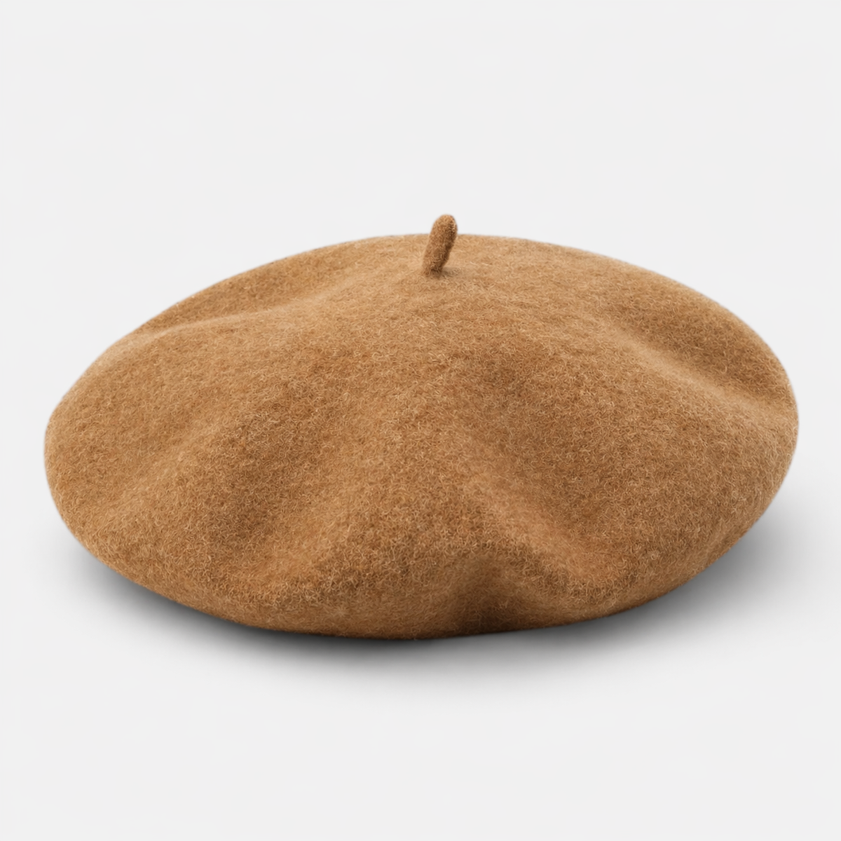 Béret Français Marron en laine