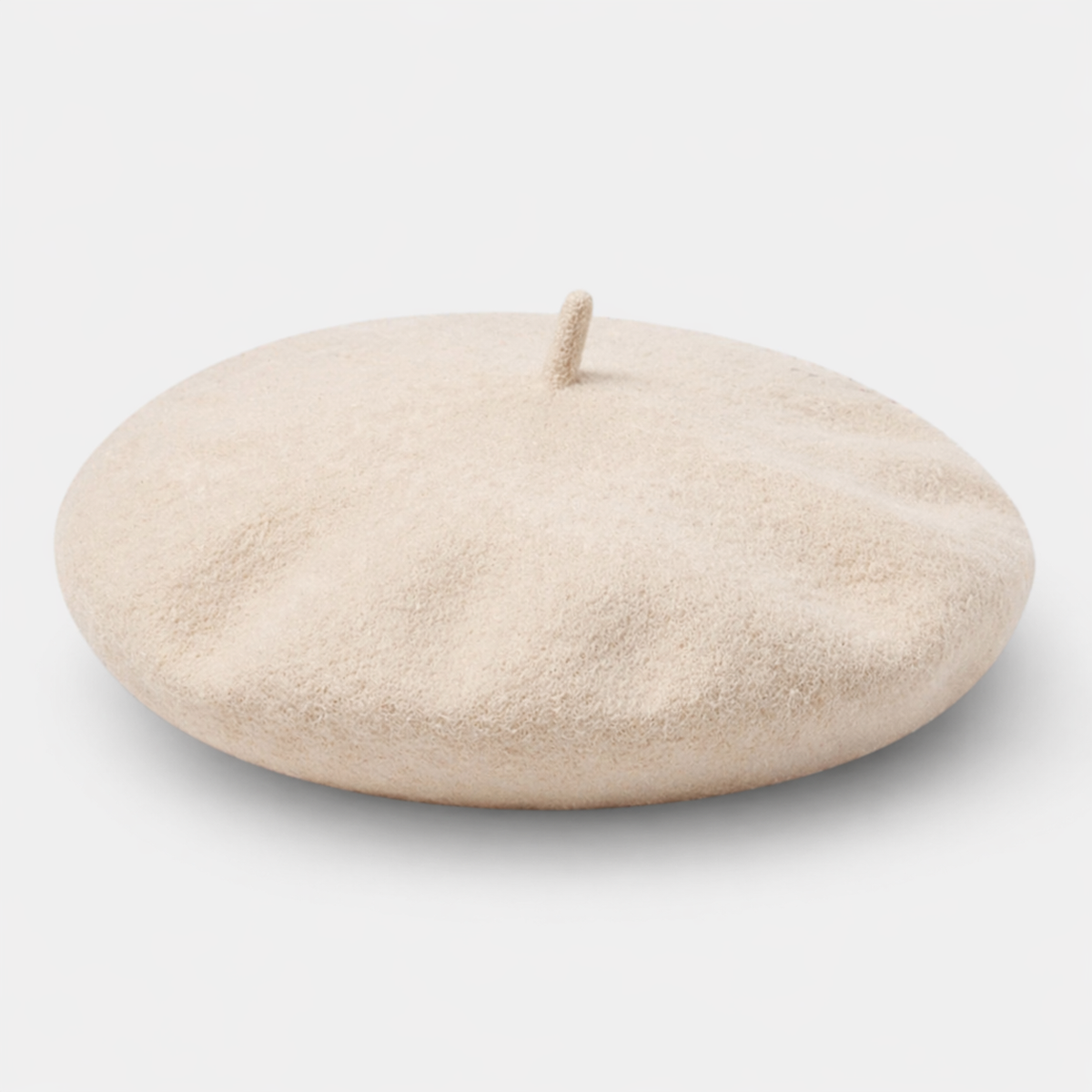 Béret Français Beige en laine