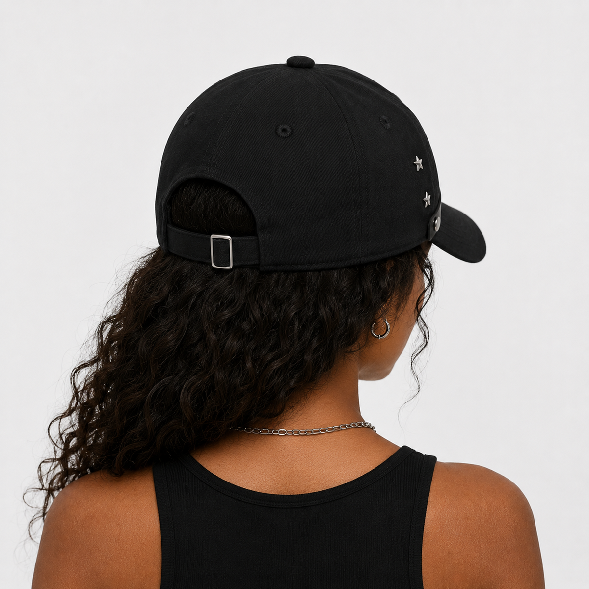 Couvre-Chef Noire Ajustable