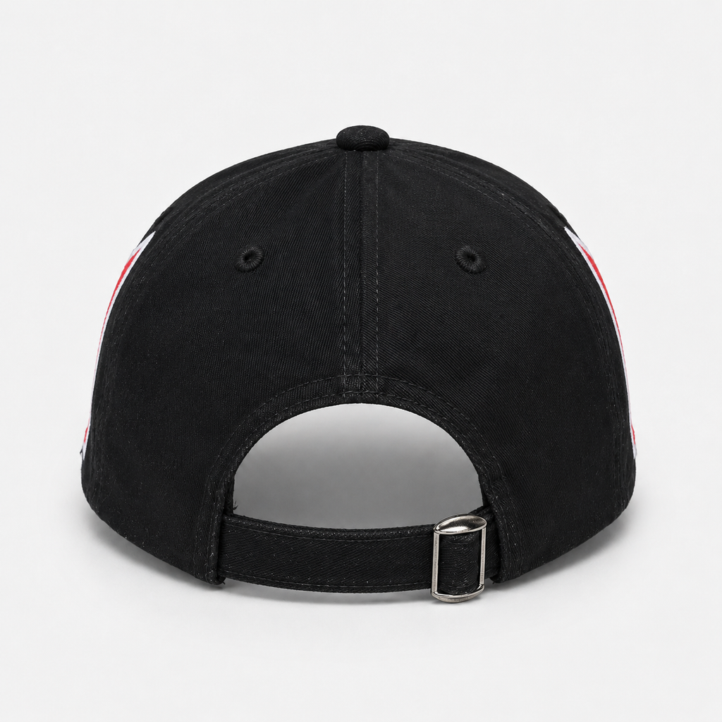Couvre-Chef Brodée Motif Flamme Style Baseball