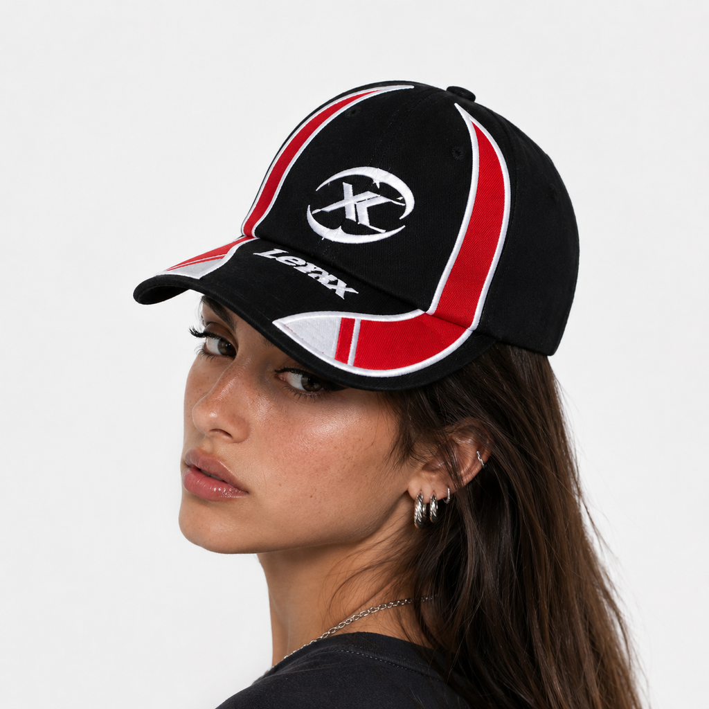 Couvre-Chef Brodée Motif Flamme Style Baseball