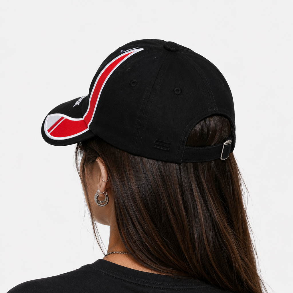 Couvre-Chef Brodée Motif Flamme Style Baseball