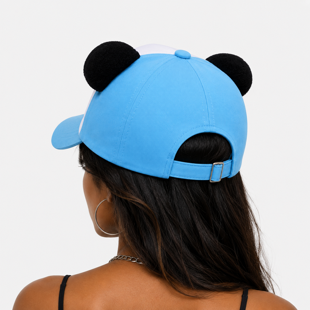 Couvre-Chef Panda Bleu Ciel