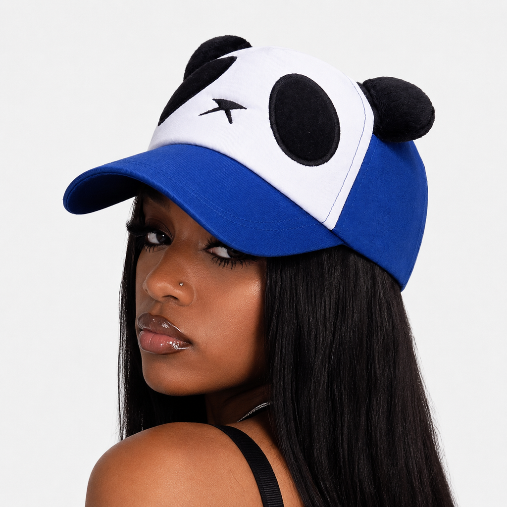 Couvre-Chef Panda Bleu