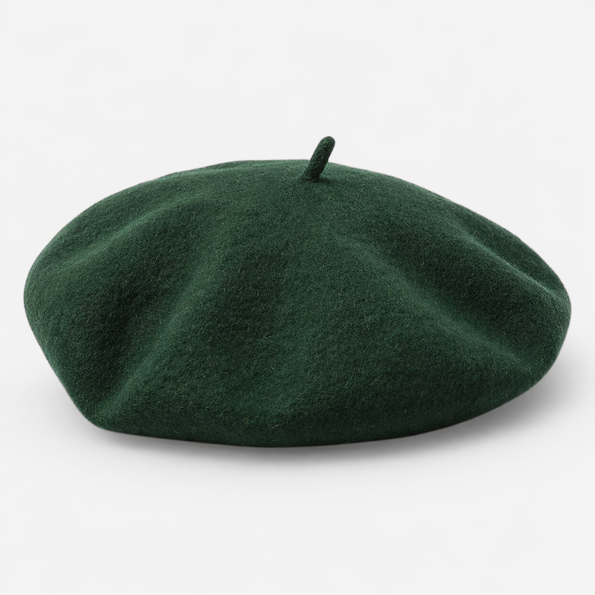 Béret Vert Français en laine