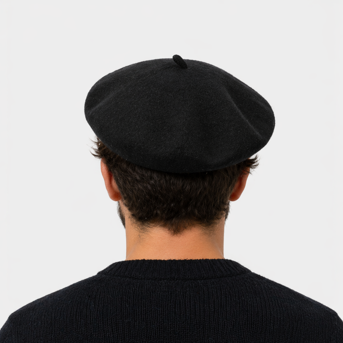 Calot Français Noir en laine