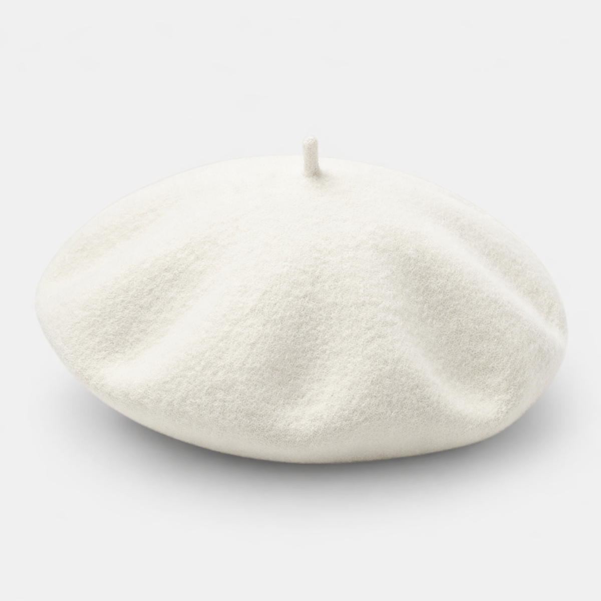 Calot Français Blanc en laine