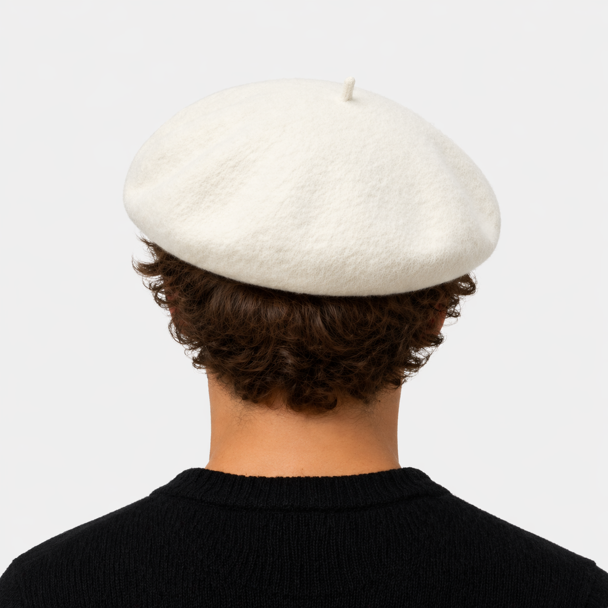 Calot Français Blanc en laine