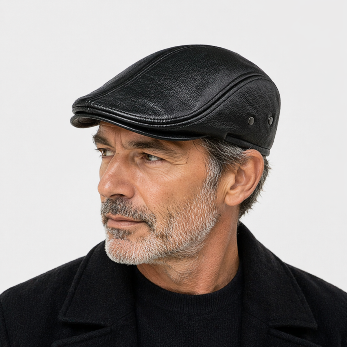 Béret de Gentleman Noir Chic