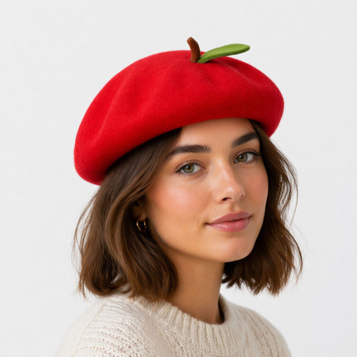 Béret de Famille Fruit en laine POUR FEMME