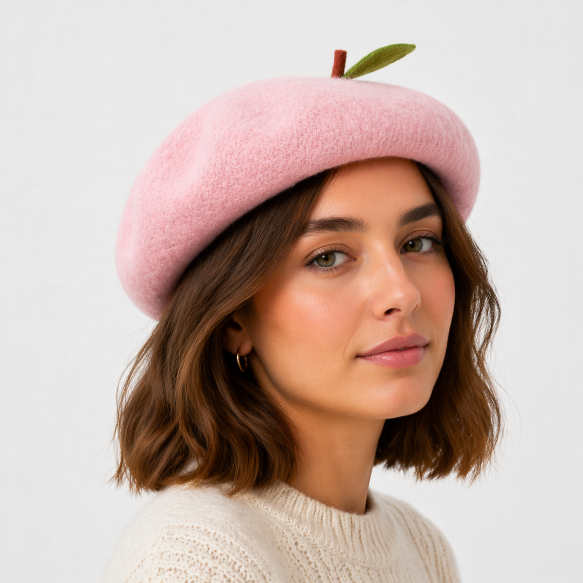 Béret de Famille Fruit en laine POUR FEMME