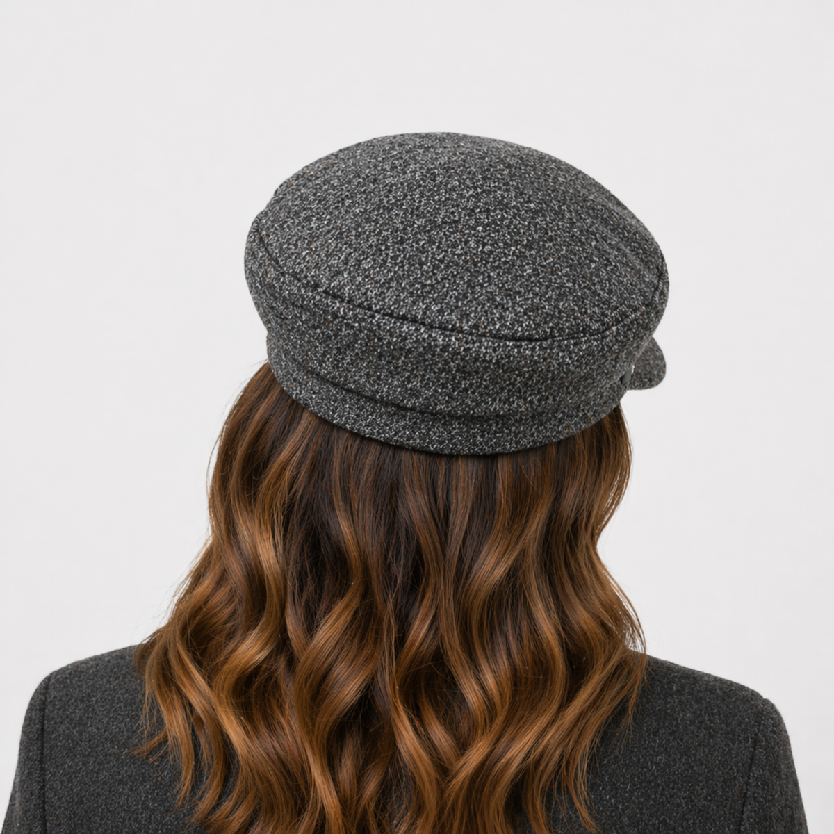 Couvre chef tendance Gris avec strass