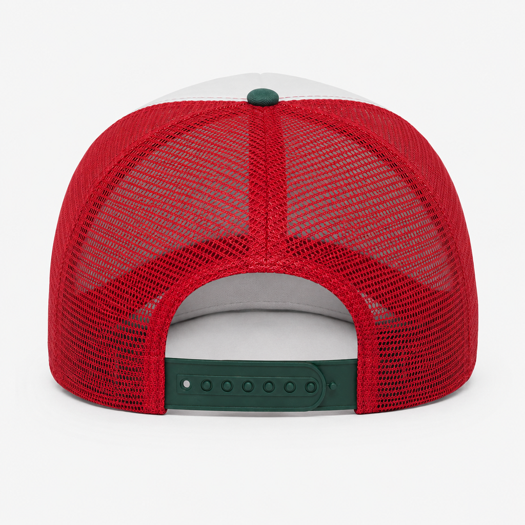 Couvre-Chef Casquette Camionneur Maille Rouge