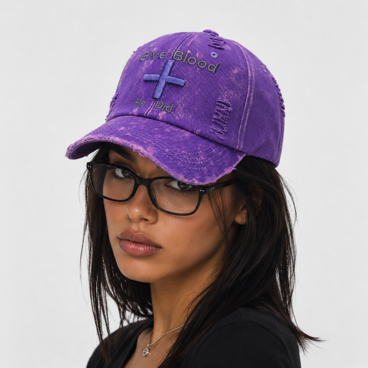 Couvre-Chef Violet Délavé