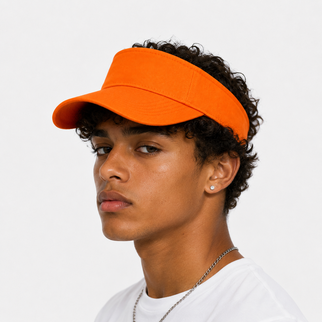 Couvre-Chef Orange En Coton