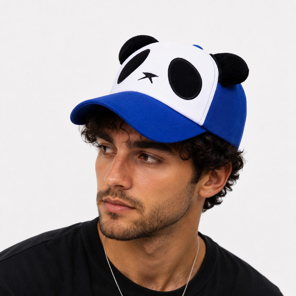 Couvre-Chef Panda Bleu