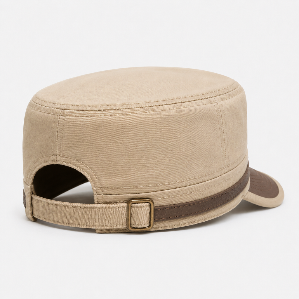 Casquette Militaire Beige Style Vintage