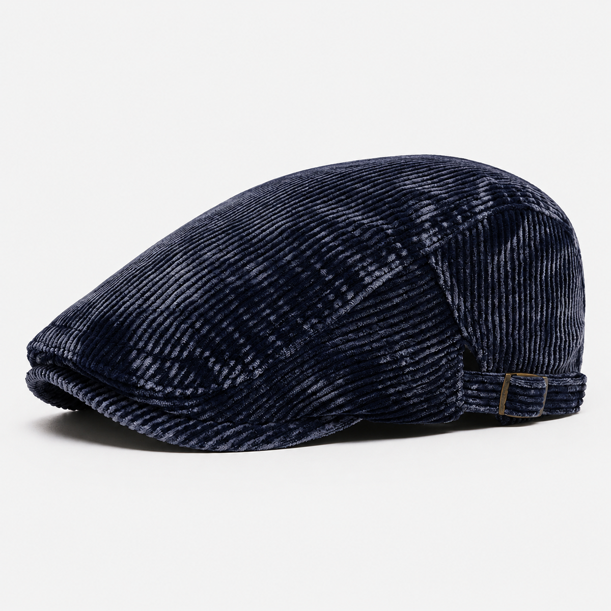 Béret Classique Velours Bleu Marine Vintage
