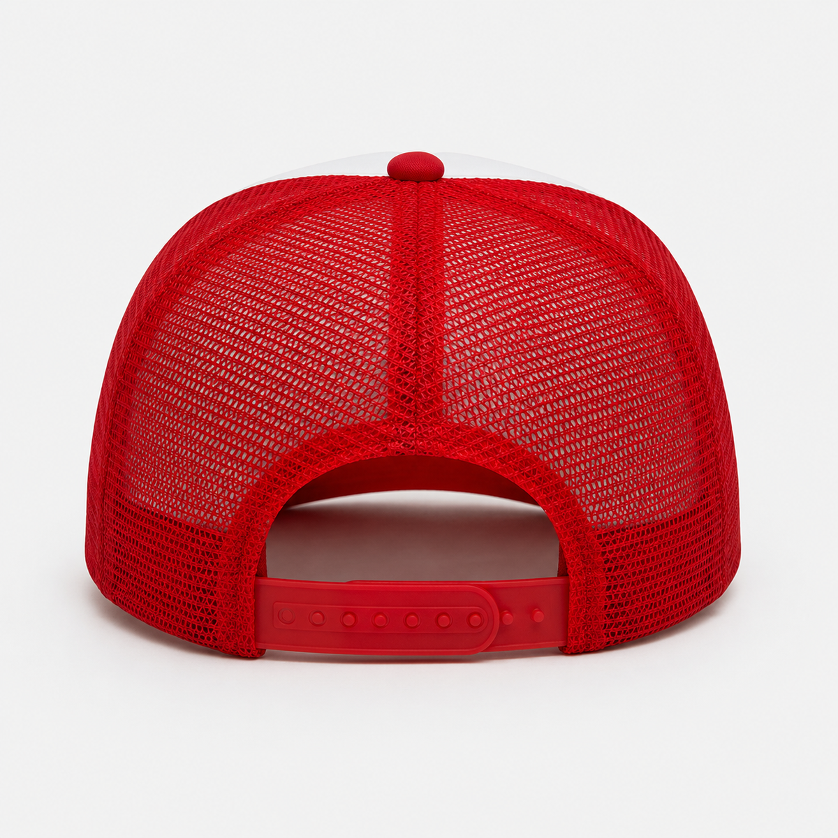 Casquette Trucker en mesh Rouge Vintage Unisexe